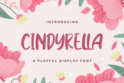 Cindyrella - Playful Display Font Font StringLabs 