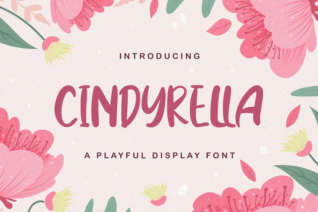 Cindyrella - Playful Display Font Font StringLabs 