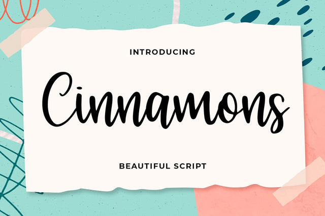 Cinnamons Font Abo Daniel Studio 
