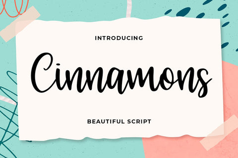Cinnamons Font Abo Daniel Studio 