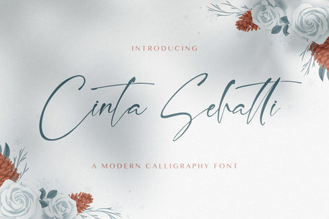 Cinta Sehatti - Calligraphy Font Font StringLabs 