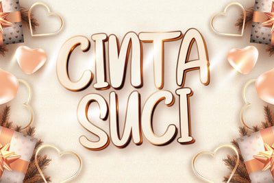 Cinta Suci - Fancy Display Font Font StringLabs 