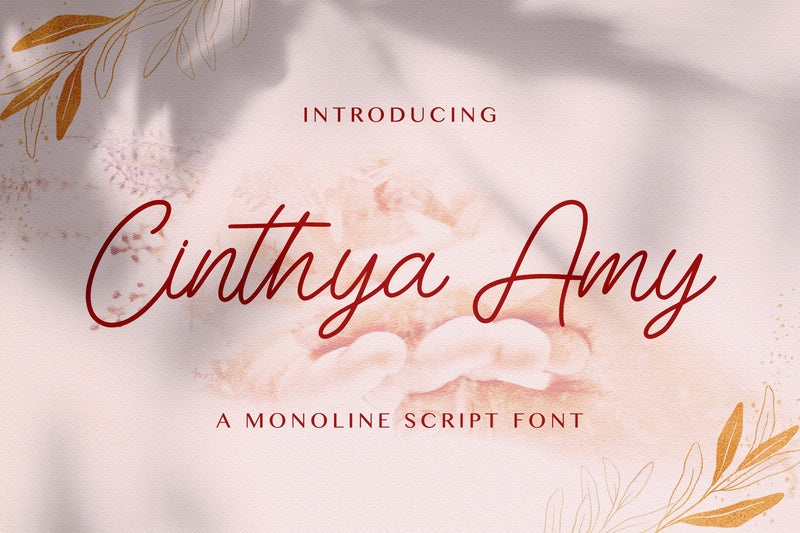 Cinthya Amy - Handwritten Font Font StringLabs 