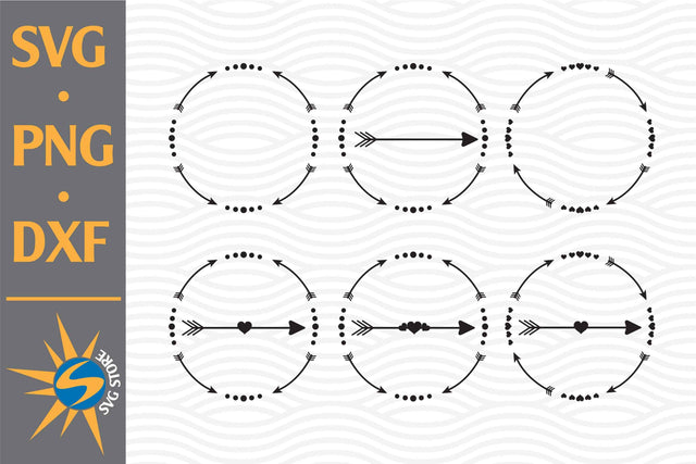 Circle Arrow SVG, PNG, DXF Digital Files Include SVG SVGStoreShop 