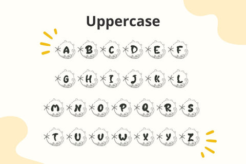 Circle Beach Monogram Font Attype studio 