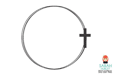 Circle Cross Fame SVG Sarah Hurley 
