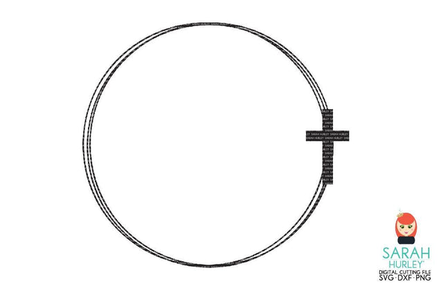 Circle Cross Fame SVG Sarah Hurley 
