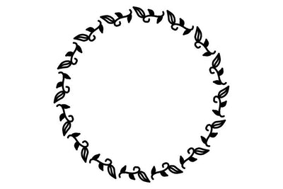 Circle Flower Frame SVG Masyafi Studio 