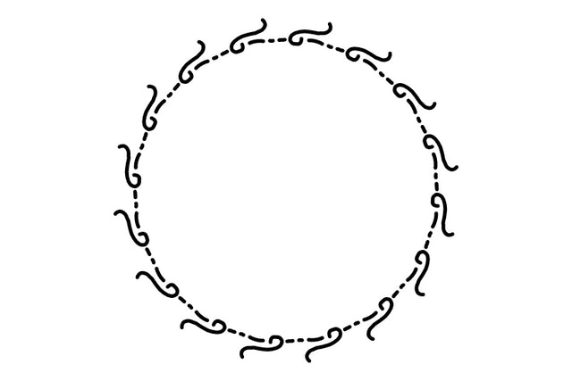 Circle Flower Frame SVG Masyafi Studio 