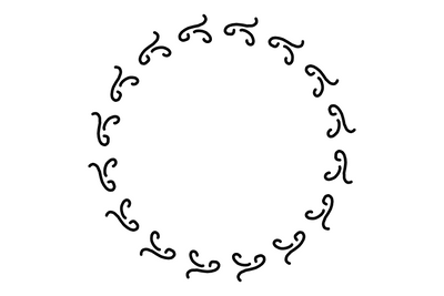 Circle Flower Frame SVG Masyafi Studio 