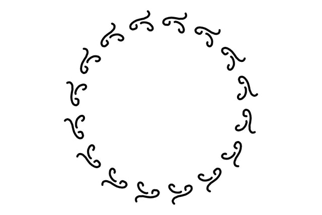 Circle Flower Frame SVG Masyafi Studio 