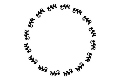 Circle Flower Frame SVG Masyafi Studio 