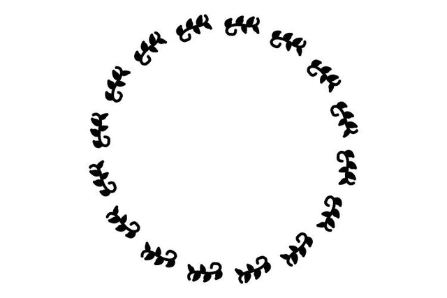 Circle Flower Frame SVG Masyafi Studio 
