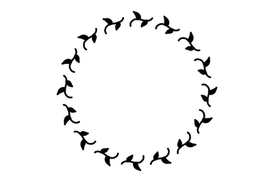 Circle Flower Frame SVG Masyafi Studio 