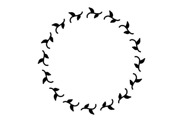 Circle Flower Frame SVG Masyafi Studio 