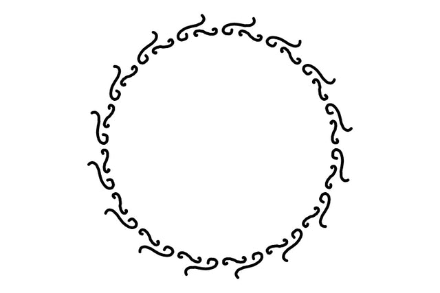 Circle Flower Frame SVG Masyafi Studio 