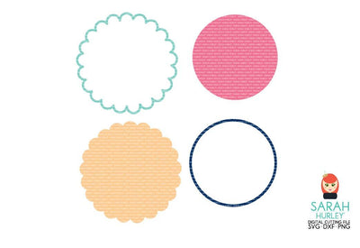 Circle Frames And Mats SVG Sarah Hurley 
