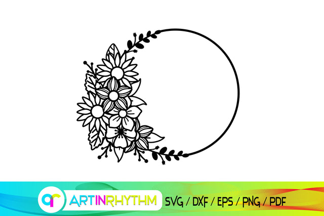 circle monogram svg SVG Artinrhythm shop 