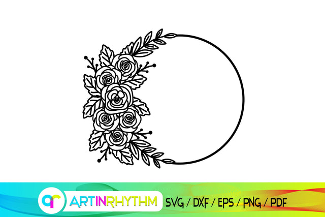 circle monogram svg SVG Artinrhythm shop 