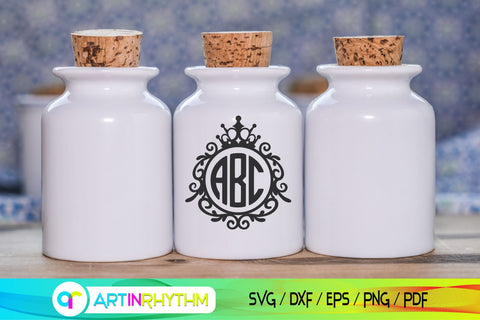 circle monogram svg SVG Artinrhythm shop 