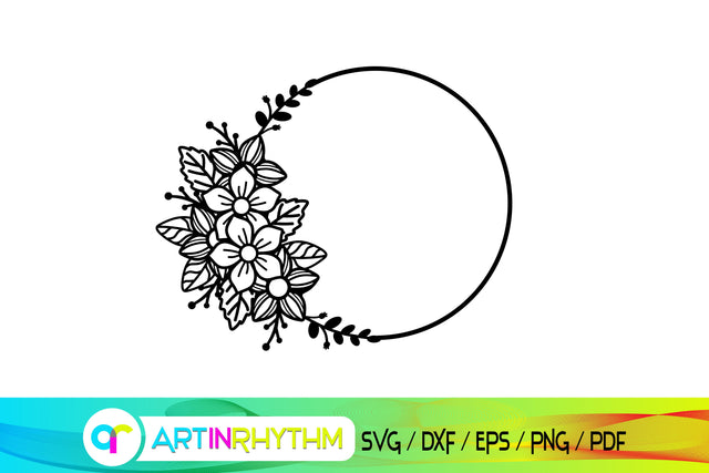 circle monogram svg SVG Artinrhythm shop 