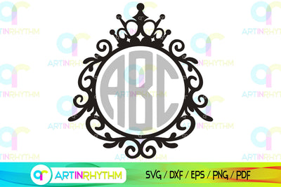 circle monogram svg SVG Artinrhythm shop 