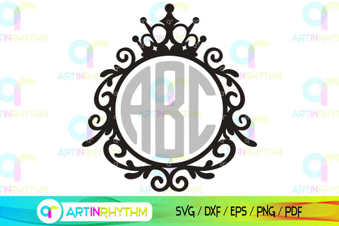 circle monogram svg SVG Artinrhythm shop 