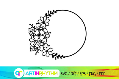 circle monogram svg SVG Artinrhythm shop 