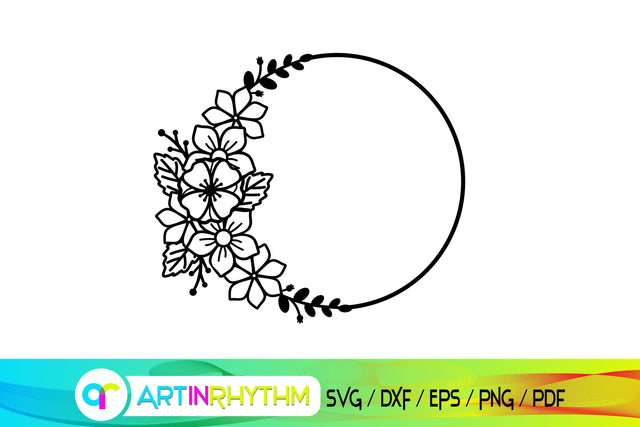 circle monogram svg SVG Artinrhythm shop 