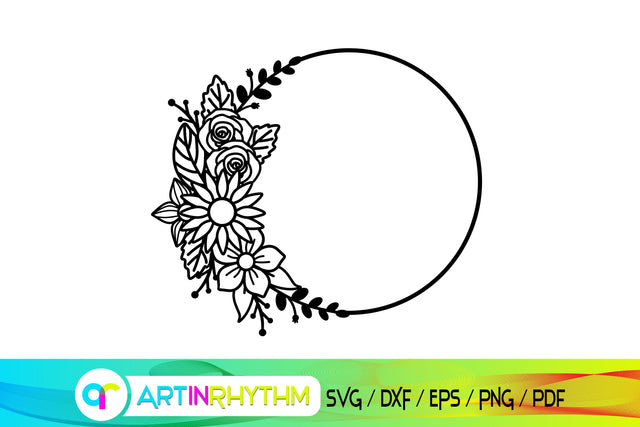 circle monogram svg SVG Artinrhythm shop 