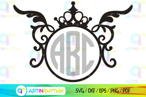 circle monogram svg SVG Artinrhythm shop 