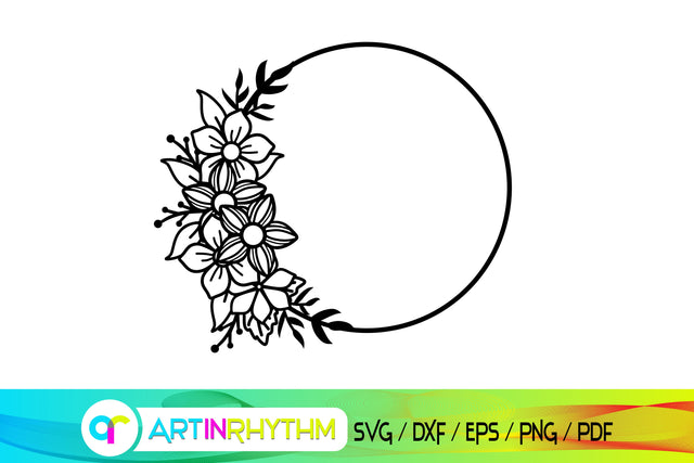 circle monogram svg SVG Artinrhythm shop 