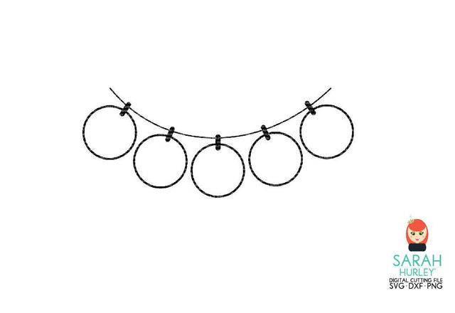 Circle Picture Frame Banner SVG Sarah Hurley 