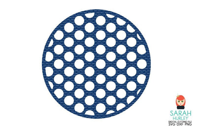 Circle Polka Dot Background SVG Sarah Hurley 