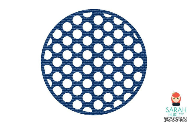 Circle Polka Dot Background SVG Sarah Hurley 