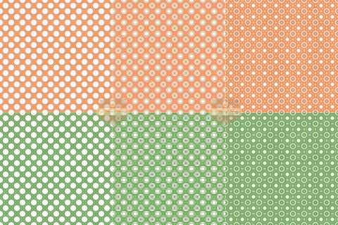 Circle Polka Dot Seamless Pattern Digital Papers Backgrounds Digital Pattern SineDigitalDesign 