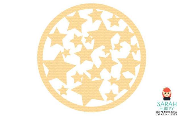 Circle Star Mat SVG Sarah Hurley 