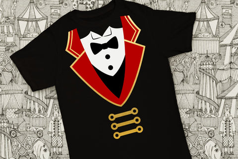 Circus Ringmaster Coat and Tuxedo SVG Designed by Geeks 
