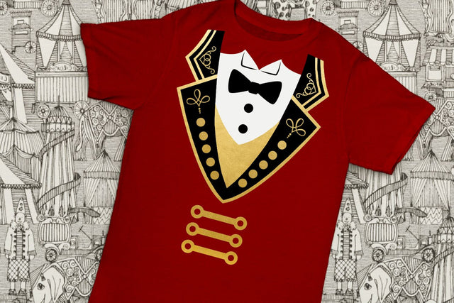 Circus Ringmaster Coat and Tuxedo SVG Designed by Geeks 