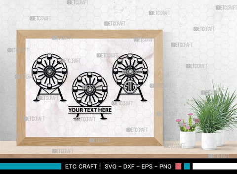 Circus Set Monogram, Circus Set Silhouette, Circus Set SVG, Circus Svg, High Wire Walkers Svg, Striped Tent Svg, Circus Set Svg, SB00115 SVG ETC Craft 