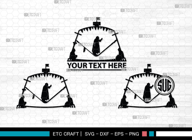 Circus Set Monogram, Circus Set Silhouette, Circus Set SVG, Circus Svg, High Wire Walkers Svg, Striped Tent Svg, Circus Set Svg, SB00115 SVG ETC Craft 