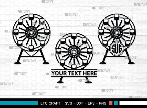 Circus Set Monogram, Circus Set Silhouette, Circus Set SVG, Circus Svg, High Wire Walkers Svg, Striped Tent Svg, Circus Set Svg, SB00115 SVG ETC Craft 