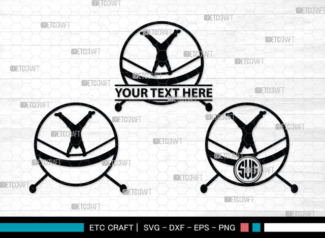 Circus Set Monogram, Circus Set Silhouette, Circus Set SVG, Circus Svg, High Wire Walkers Svg, Striped Tent Svg, Circus Set Svg, SB00115 SVG ETC Craft 