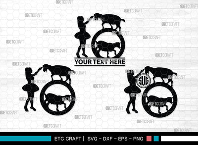 Circus Set Monogram, Circus Set Silhouette, Circus Set SVG, Circus Svg, High Wire Walkers Svg, Striped Tent Svg, Circus Set Svg, SB00115 SVG ETC Craft 