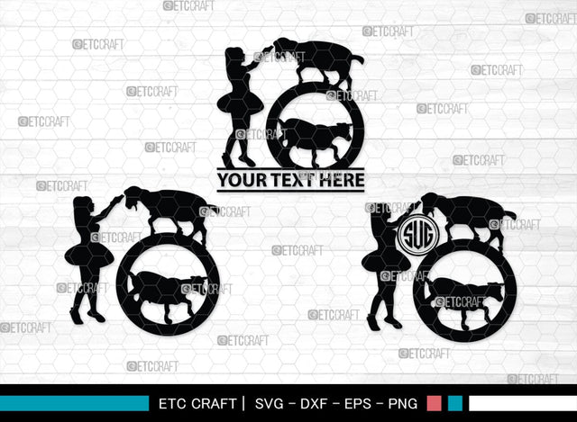 Circus Set Monogram, Circus Set Silhouette, Circus Set SVG, Circus Svg, High Wire Walkers Svg, Striped Tent Svg, Circus Set Svg, SB00115 SVG ETC Craft 