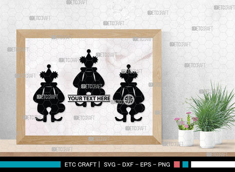 Circus Set Monogram, Circus Set Silhouette, Circus Set SVG, Circus Svg, High Wire Walkers Svg, Striped Tent Svg, Circus Set Svg, SB00115 SVG ETC Craft 