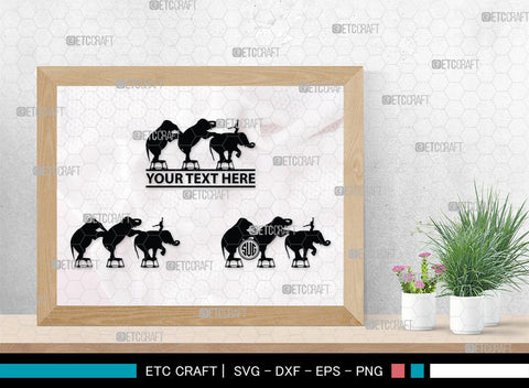 Circus Set Monogram, Circus Set Silhouette, Circus Set SVG, Circus Svg, High Wire Walkers Svg, Striped Tent Svg, Circus Set Svg, SB00115 SVG ETC Craft 