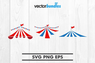Circus tent clip art svg SVG vectorbundles 