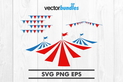 Circus tent decoration clip art svg SVG vectorbundles 