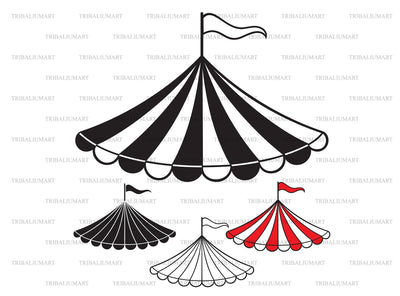 Circus tent SVG TribaliumArtSF 